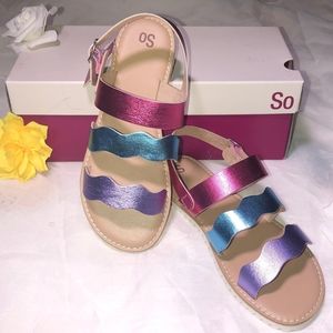 Kid's Grayce Rainbow Sandal.